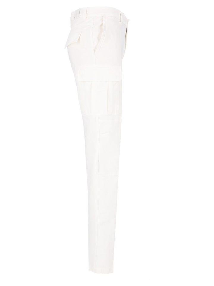 Eleventy Cargo Pants Trousers - Bianco | e84f69b7270dfab4f6e717ad46215a02060f6f58