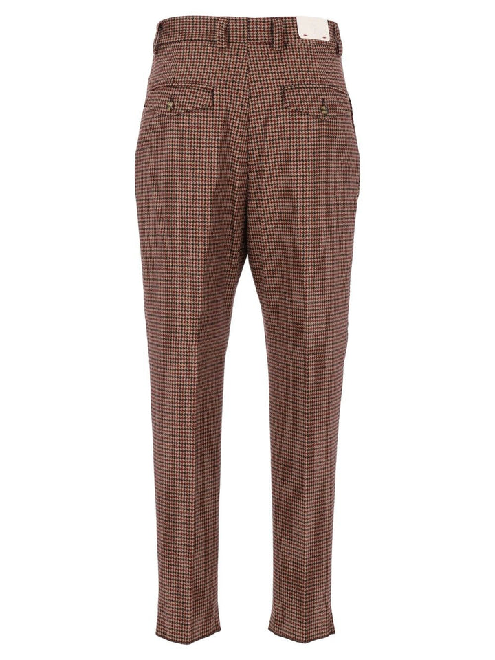 Eleventy Pleated Pants Trousers - Marrone | 7c91c2d5a7df76a27de155d8491320bf6b6b61e2