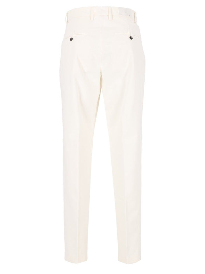 Eleventy Pleated Pants Trousers - Bianco | 927eedc942726867485dca6b3369c08e1fce9bef