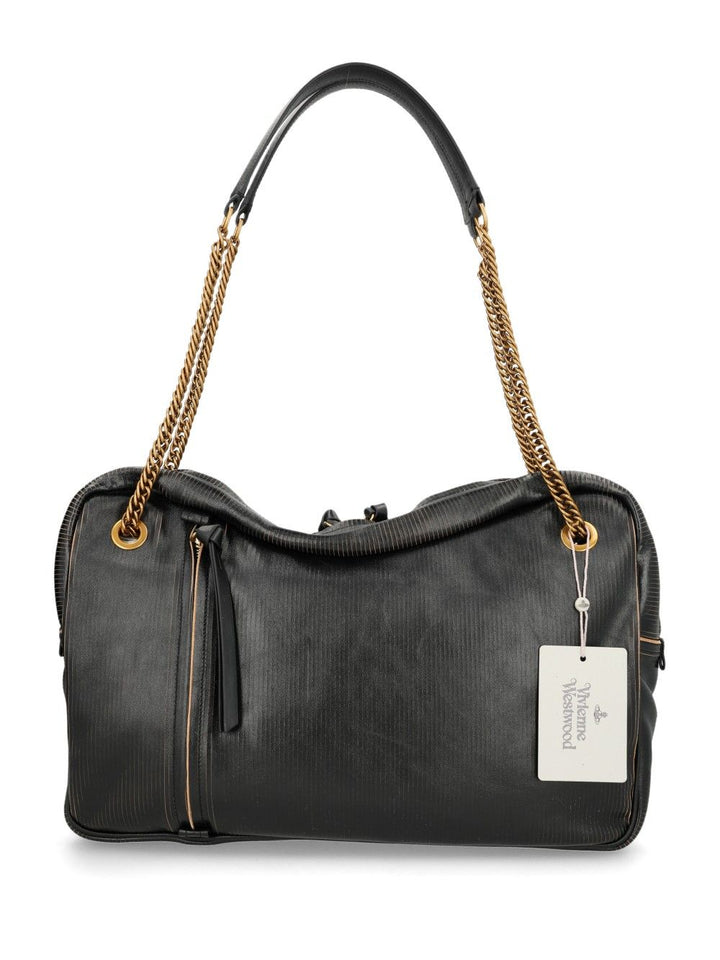 Vivienne Westwood Dolce Large Shoulder Bag Shoulder Bags - Nero | 8abe152e2c6f5bccdc4fc7e570b5aba2de94fd13