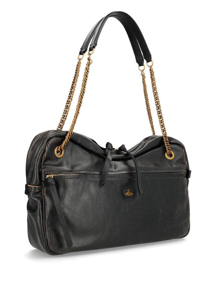 Vivienne Westwood Dolce Large Shoulder Bag Shoulder Bags - Nero | 3ec1e5ba7cb61d71bb5b478b0774a392b2a4a9b8