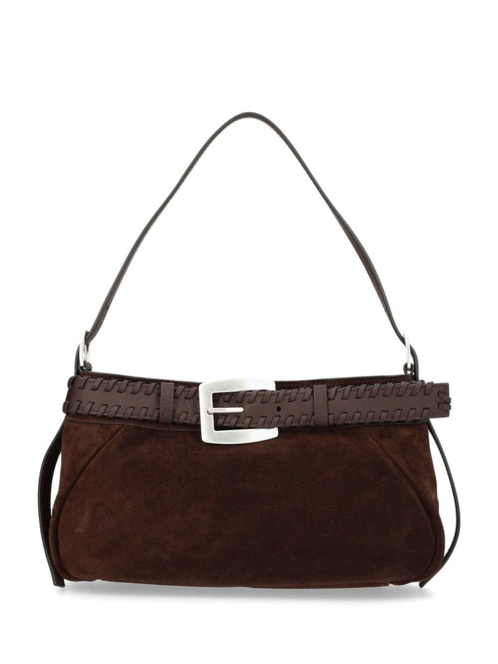 Staud Brooklyn Husk Shoulder Bag Shoulder Bags - Marrone | 8e2b83c7ebb9210523738bf28472e4ea31855001