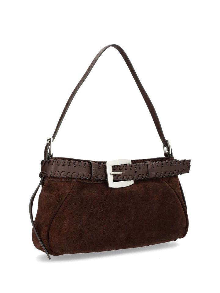 Staud Brooklyn Husk Shoulder Bag Shoulder Bags - Marrone | 274f9bb41630ad397a47adb903d9b5f126e78c39