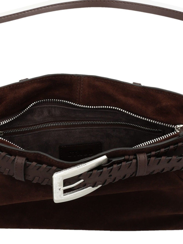 Staud Brooklyn Husk Shoulder Bag Shoulder Bags - Marrone | f3744d5f09088adc926ef14ae9902246ce946313