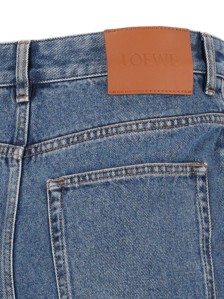 Loewe Anagram Baggy Denim Jeans - Blu | f043edafd133a27d6908bf8a666710f15300830e