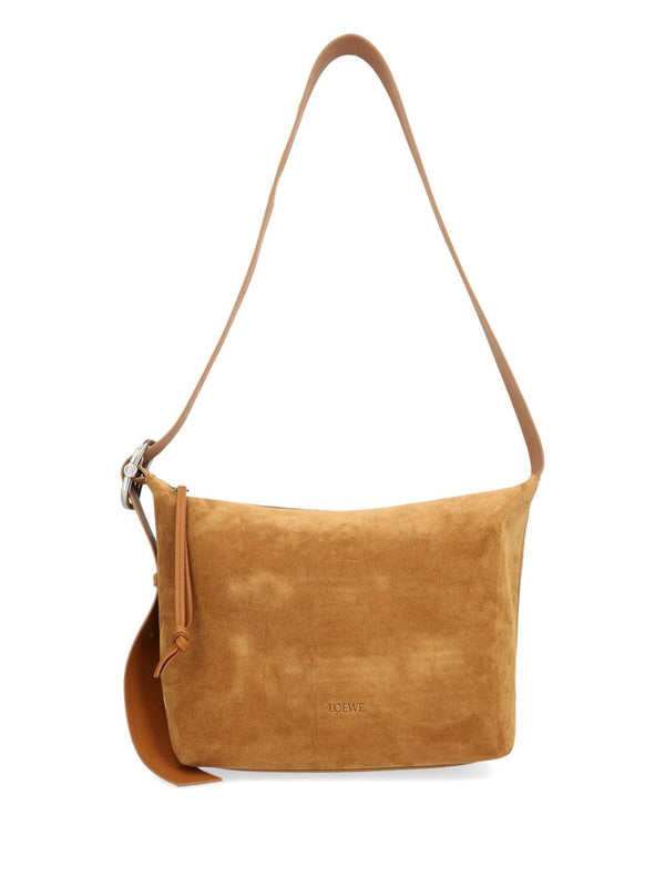 Hobo Loop Bolsos de Hombro Beige