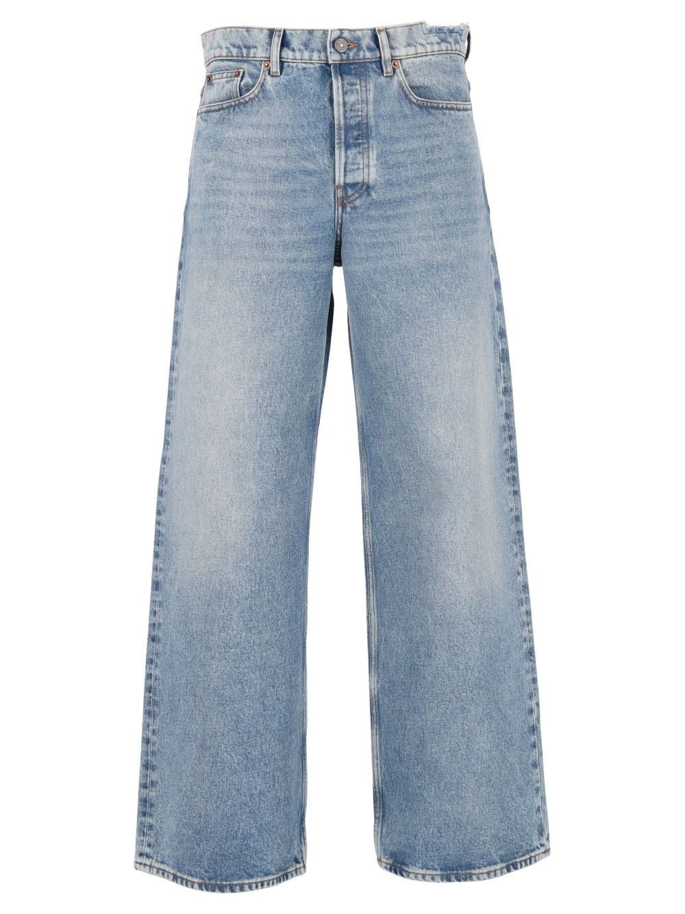 Golden Goose Deluxe Brand Boyfriend  In Stone Washed Light Blue Denim Jeans - Blu | a191a03a69ac85ba48a443dfd6e75694695aa5cb