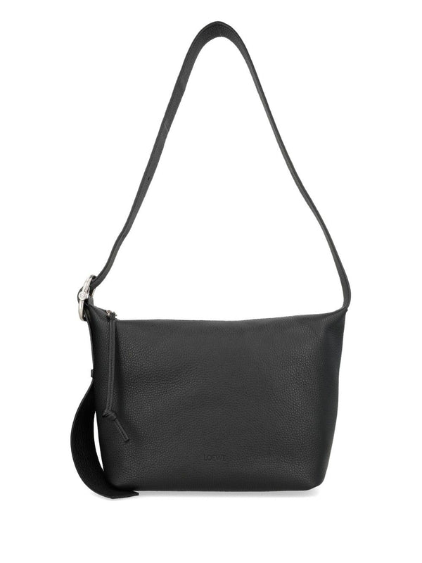 Loop Medium Hobo Bag Crossbody Bags Nero