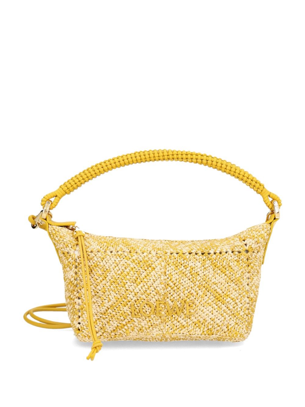 Loewe Cala Mini Bag In Mélange Raffia Handbags - Giallo | 9466d9ed81cc5f5801032487759bd7a0c4057e65