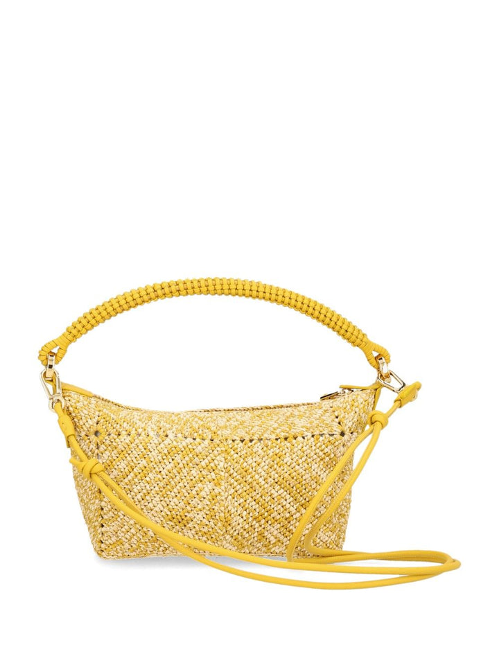 Loewe Cala Mini Bag In Mélange Raffia Handbags - Giallo | 5a5c116feda911b37d40a7e46bb8fa295826fa97