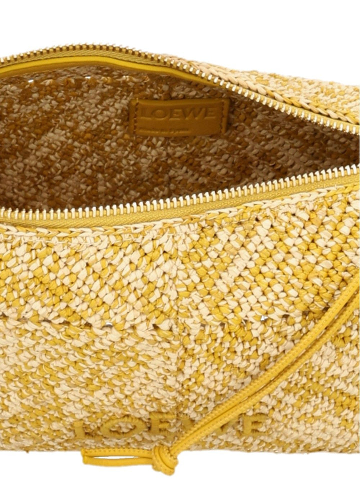 Loewe Cala Mini Bag In Mélange Raffia Handbags - Giallo | 3e5b0846e5ec06ea81033d80f13b626719c16d0d