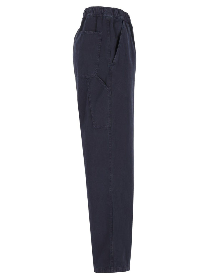 Mm6 Maison Margiela Cotton Twill Trousers - Blu | eb9d0857623eeabf6e892d5f65e850bae1871ff8