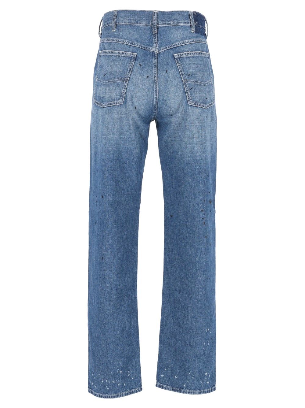 Maison Margiela Treated Denim Jeans - Blu | bec043ffe13a9f3ac39cfe4b7b2b9531ac00b07f