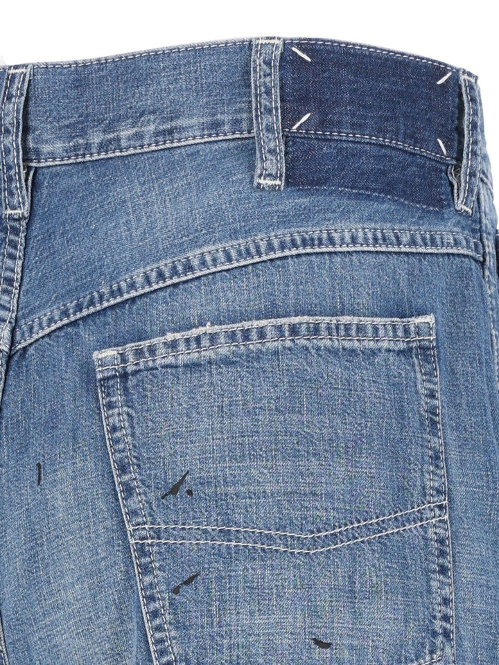 Maison Margiela Treated Denim Jeans - Blu | 12f7bbf57a3c8fb1670803209c9f33bf398828d7