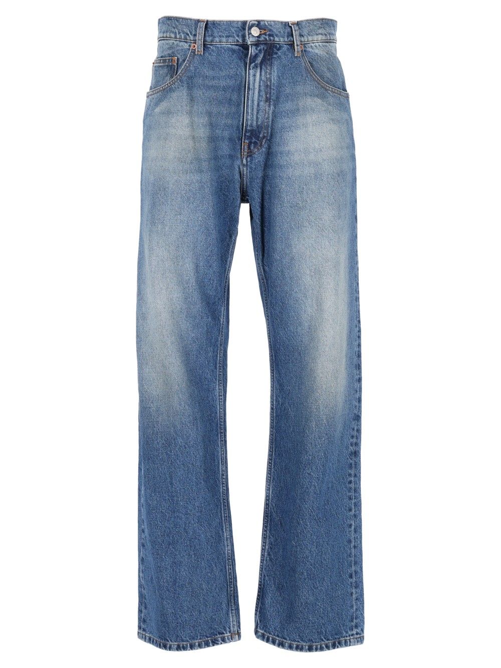 Mm6 Maison Margiela Straight Leg Jeans - Blu | 51d52b0572de2d640f6ce30b9725ee3fdacca907