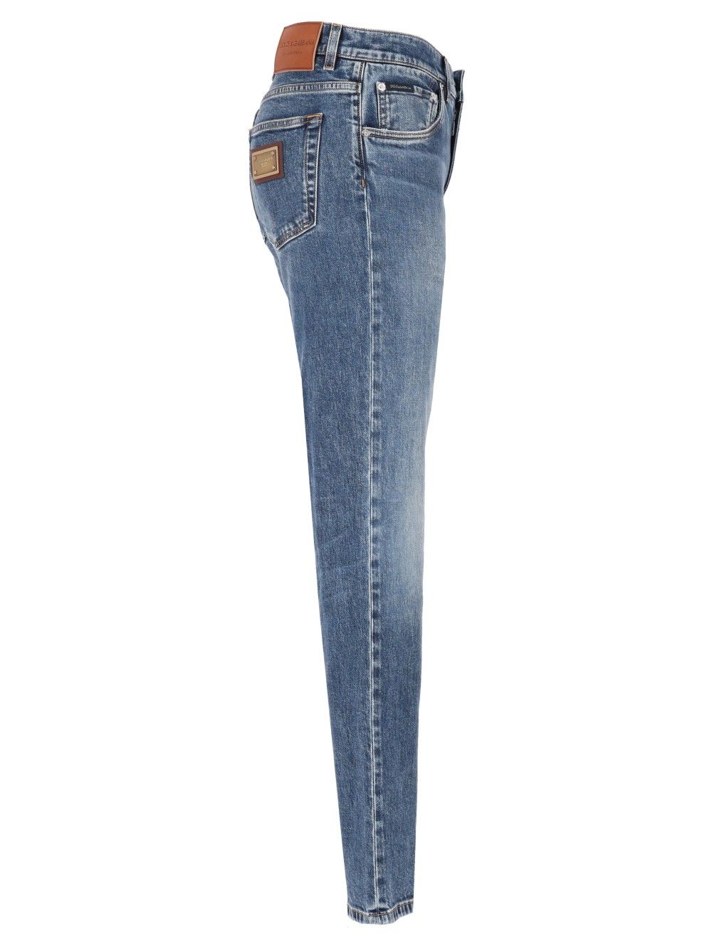 Dolce & Gabbana Slim Fit Jeans - Blu | 3e7a64cfd45e3b8f5d050d6dd1601969fbe74f60
