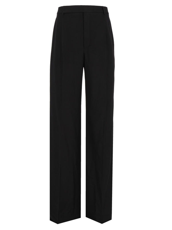 Classic Flannel Trousers Nero