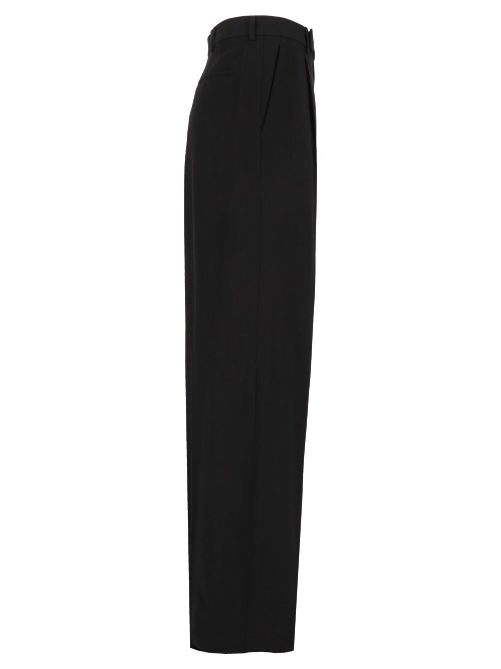Saint Laurent Classic Flannel Trousers - Nero | 1588067a73a18623532c8fbca0dd300913ab6f89