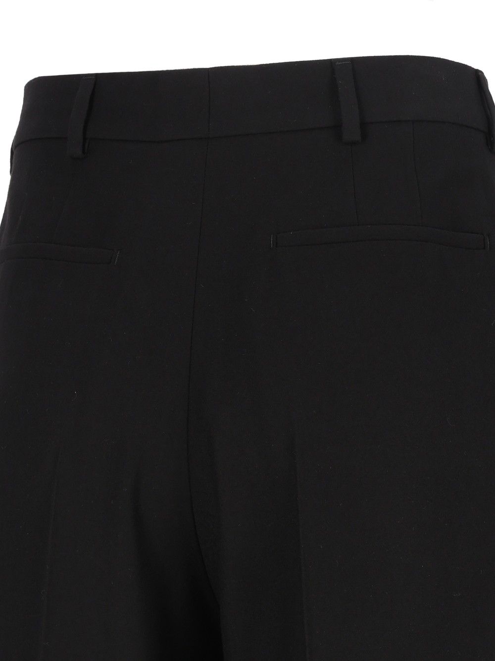 Saint Laurent Classic Flannel Trousers - Nero | 390341559aeef698df787b2f1eadcf7c01b42180