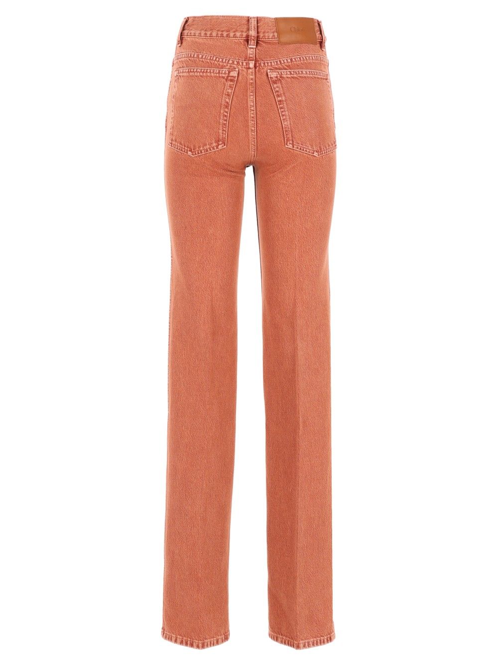 Chloe' High-Waisted, Straight-Leg Jeans - Marrone | 6cefbf46a20e35c2918094f8832f52e129e6aefc