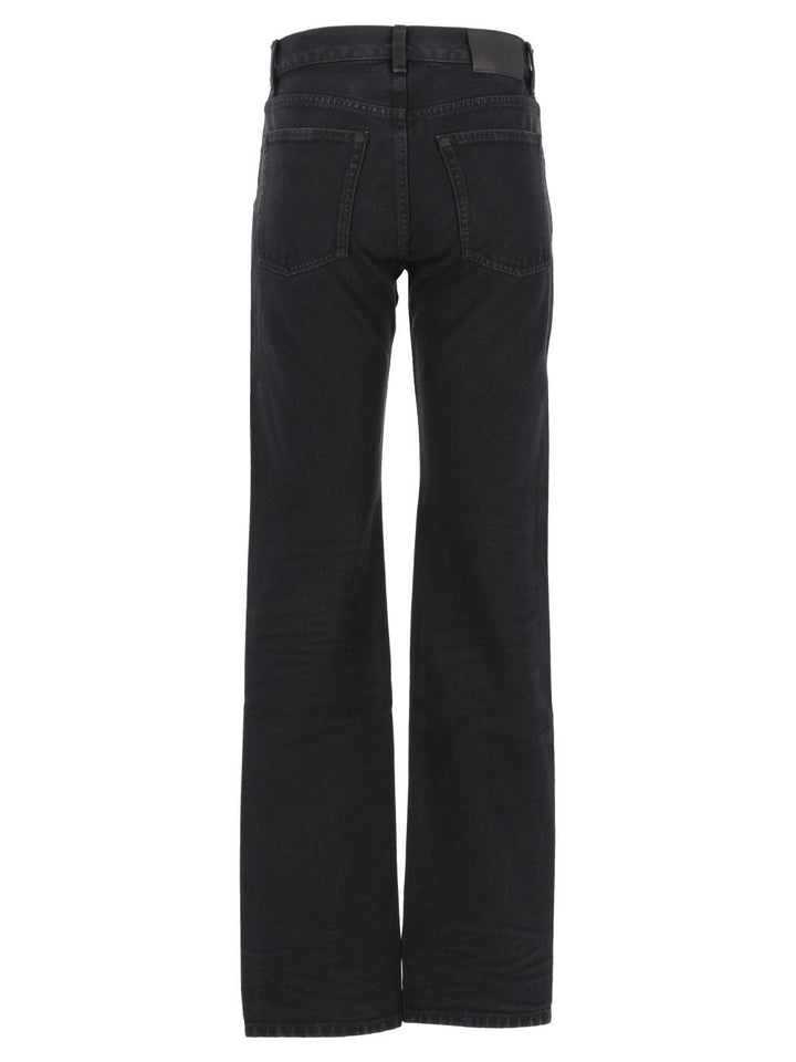 Saint Laurent Relax Straight Jeans - Nero | 75cf69615464cef133feeabf0682eb7b74d5fdf4