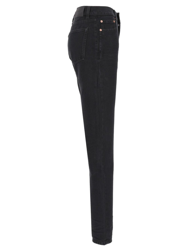 Saint Laurent Relax Straight Jeans - Nero | 24e9d4436ff9d819923e6178abec49a77bde0ebb
