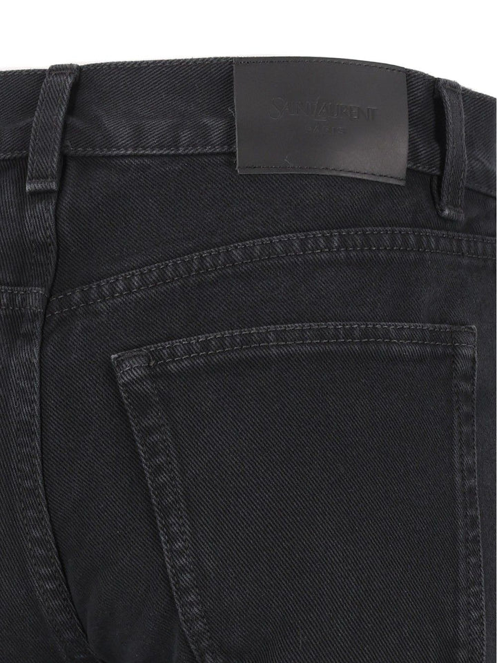 Saint Laurent Relax Straight Jeans - Nero | 1d94c223fa75969cae41942284221e3e3f7ca88b