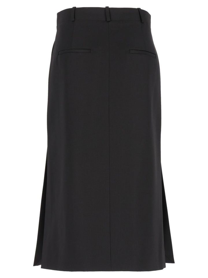 Fendi Black Grain De Poudre Skirt Gonne - Nero | 8e183143a2655b608f4189833504073f2712ec7e
