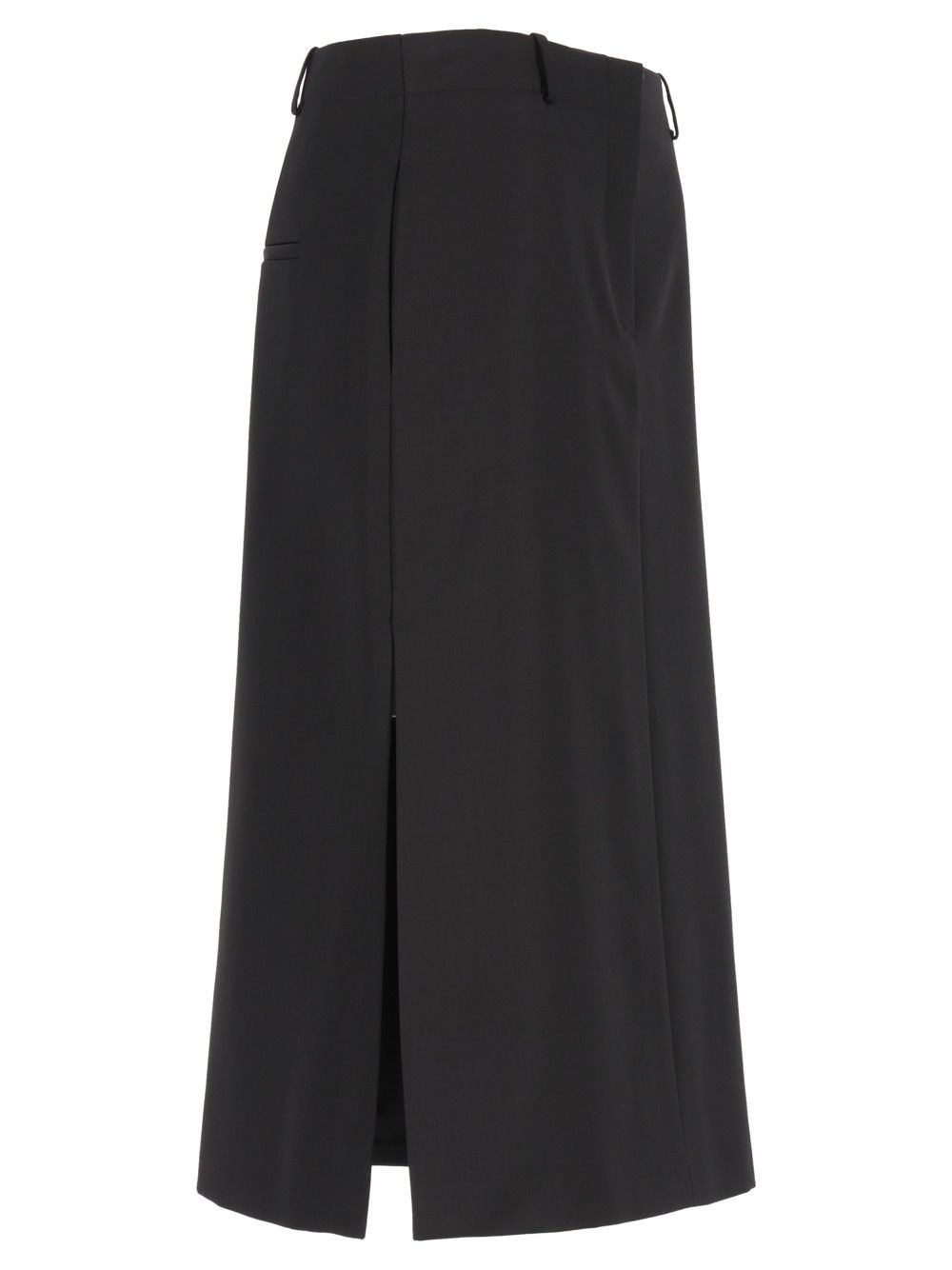 Fendi Black Grain De Poudre Skirt Gonne - Nero | 966615397322db60ee4b85614d972ef63a249f2e
