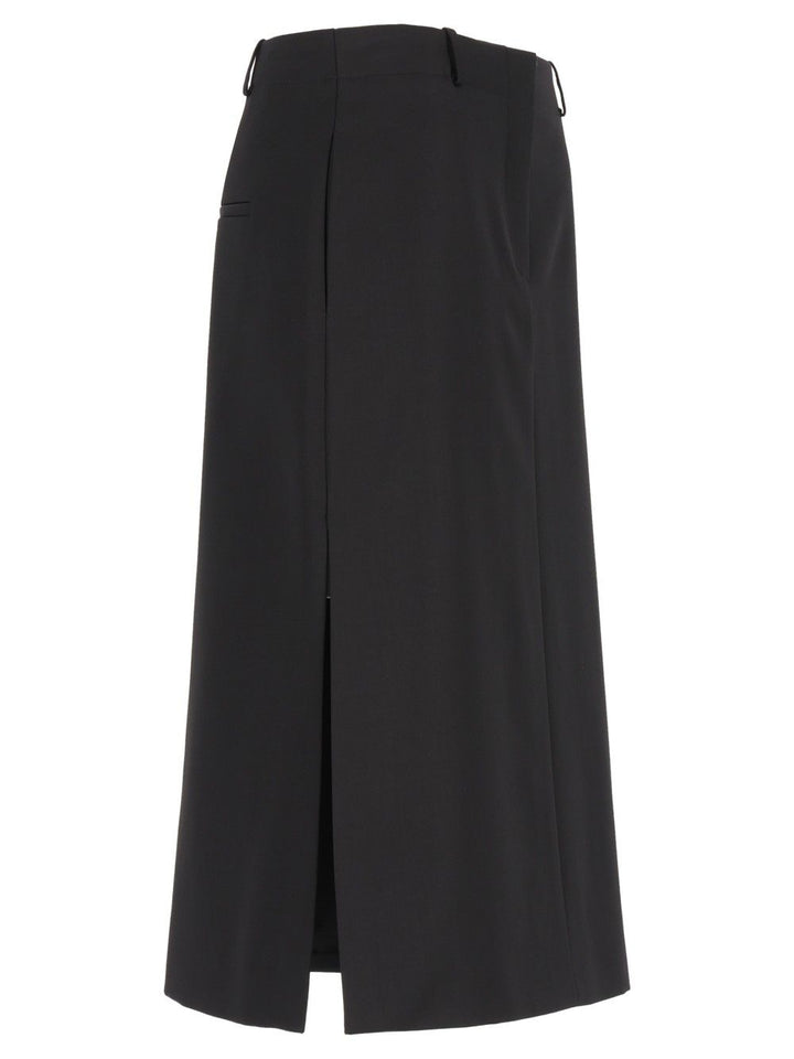Fendi Black Grain De Poudre Skirt Gonne - Nero | 966615397322db60ee4b85614d972ef63a249f2e