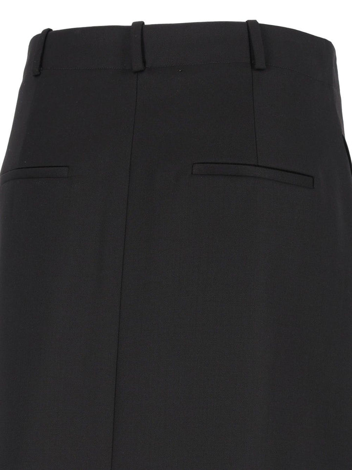 Fendi Black Grain De Poudre Skirt Gonne - Nero | 1bfae02986bca43a9fdf624f144f7459161561de