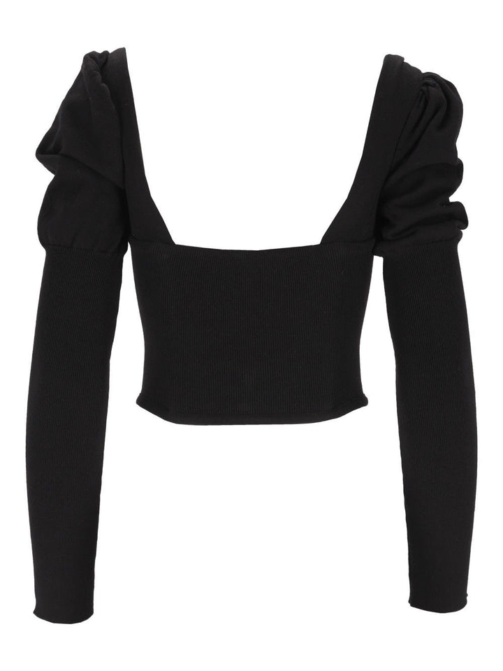 Vivienne Westwood Knitted Cardigan Corset Bea Top - Nero | 850337c4f30595f66fb73ee5de78dd8f99f8c85b