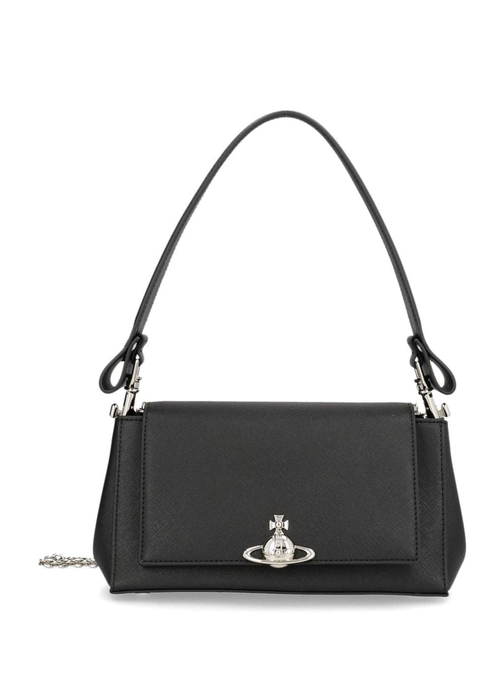 Vivienne Westwood Hazel Shoulder Bags - Nero | d61378a69708cf2af77e1f9a3169830222caf82b