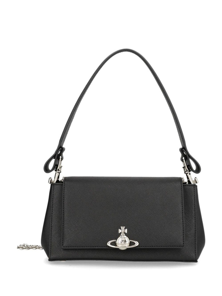 Vivienne Westwood Hazel Shoulder Bags - Nero | d61378a69708cf2af77e1f9a3169830222caf82b