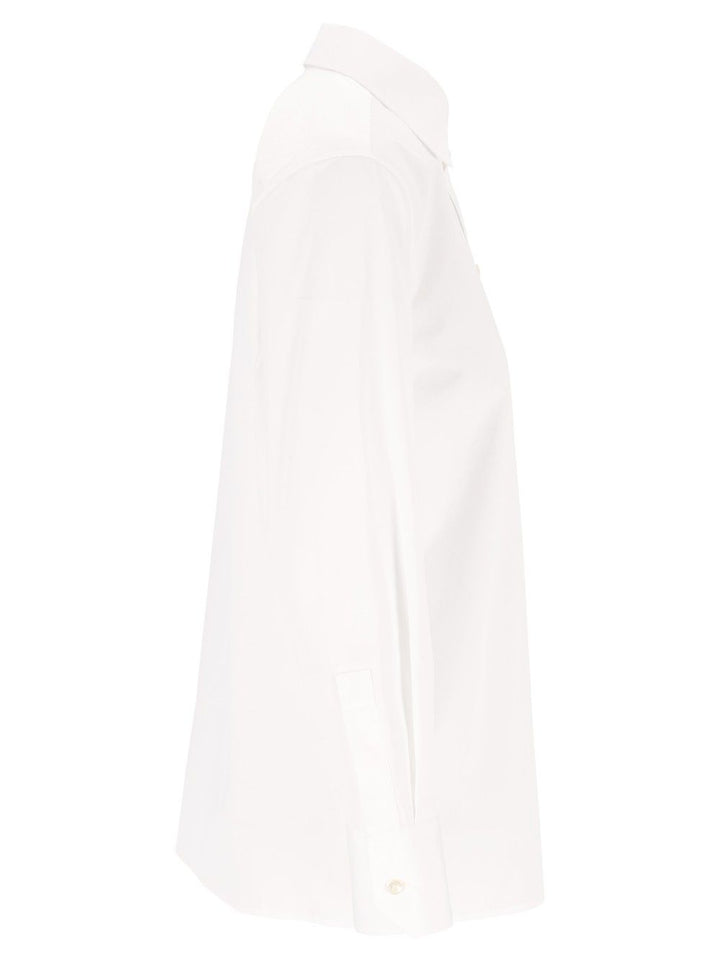 Saint Laurent Chemise Popeline Soft Shirts - Bianco | 21743b7203e9f2cb3eeffb5bc987e1491dccda81