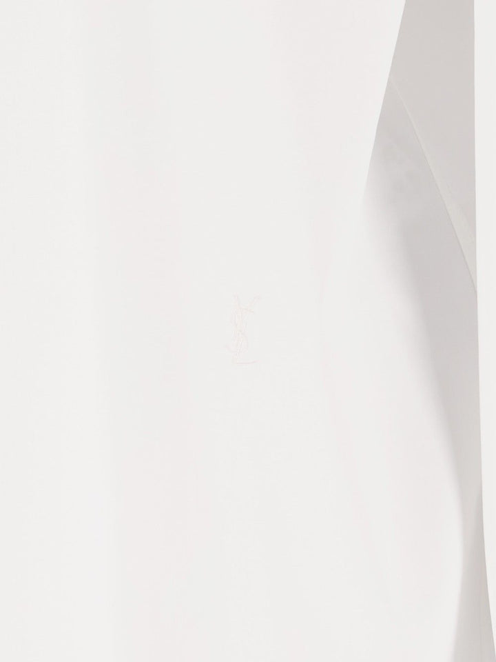 Saint Laurent Chemise Popeline Soft Shirts - Bianco | fe325cd7d5d9137ccc82a748dc44f8876a2d2886