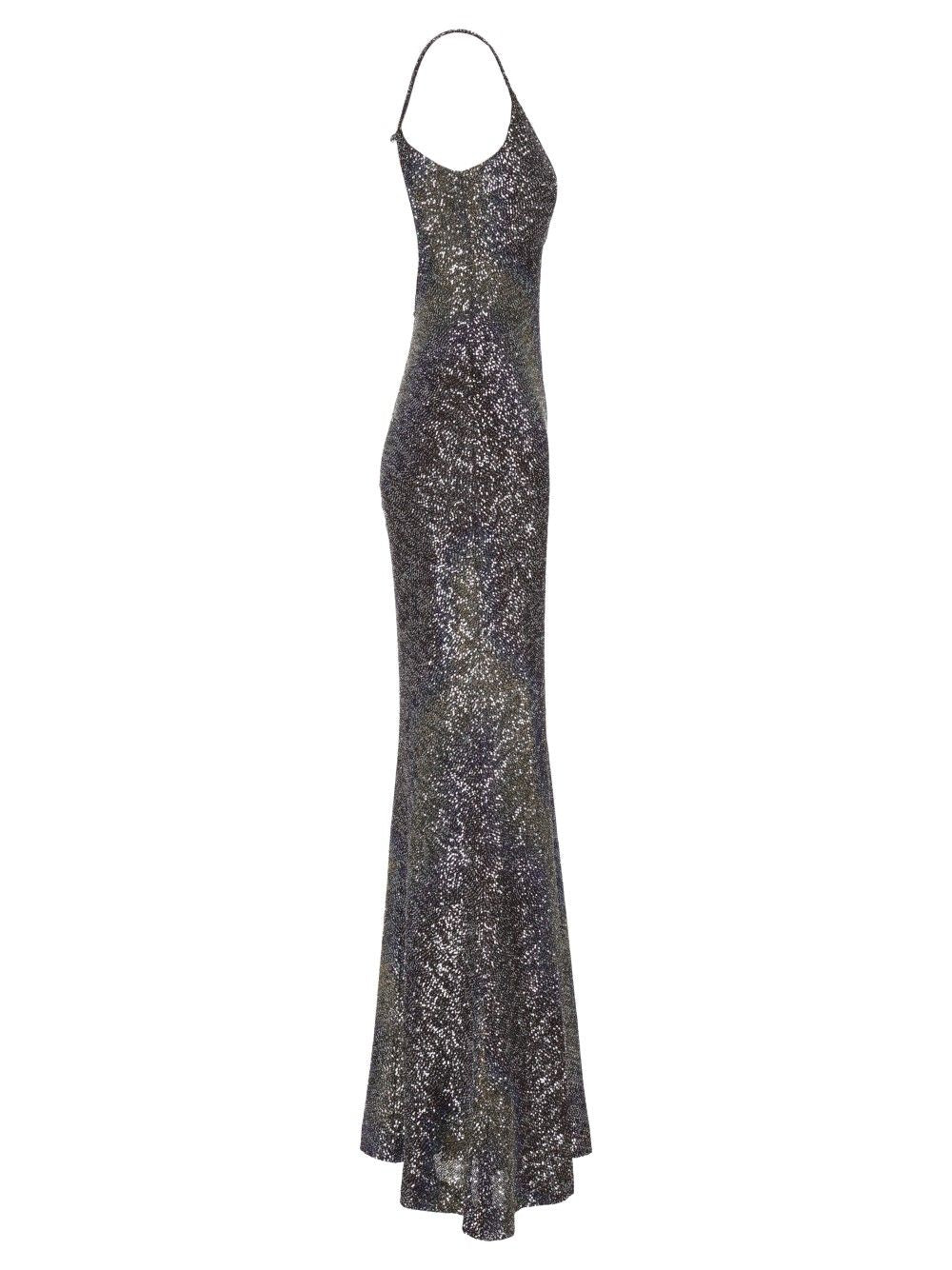 Missoni Long Dress With Low Back And Sequins Abiti - Multicolor | 53167afe29d312743c5c772e254e8a6cdc236686
