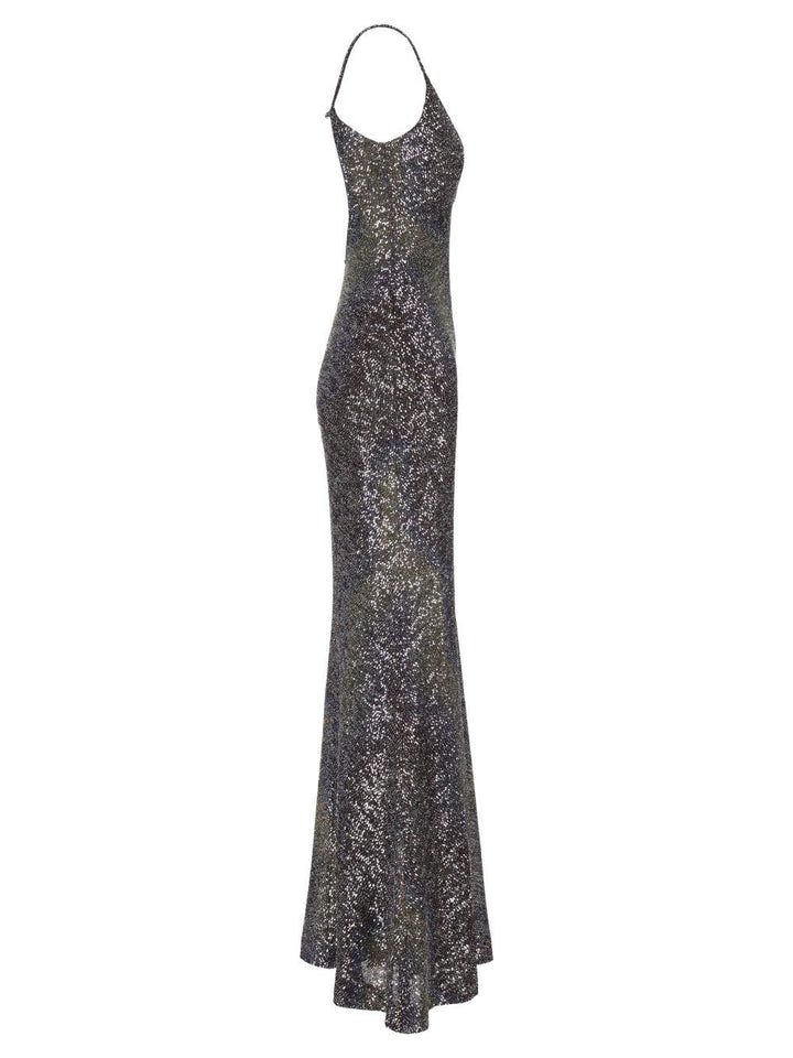 Missoni Long Dress With Low Back And Sequins Abiti - Multicolor | 53167afe29d312743c5c772e254e8a6cdc236686