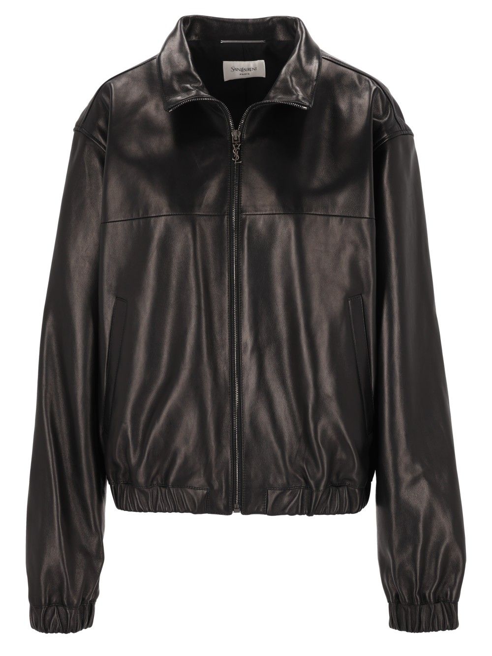 Saint Laurent Cassandre Lambskin Jacket Giacche - Nero | ff78dd0a4f45ef6aa9b646e7e46ca0785eb10f6f