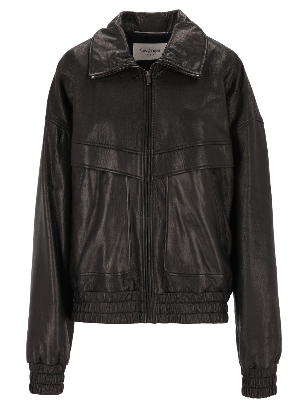 Saint Laurent Balloon Lambskin Jacket Giacche - Nero | e8242dea19eff9c0c009350da416097474dd94e9