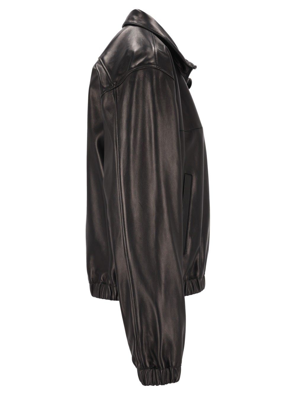 Saint Laurent Cassandre Lambskin Jacket Giacche - Nero | d2999e289af6f48132c75642bc8784dc62758cad