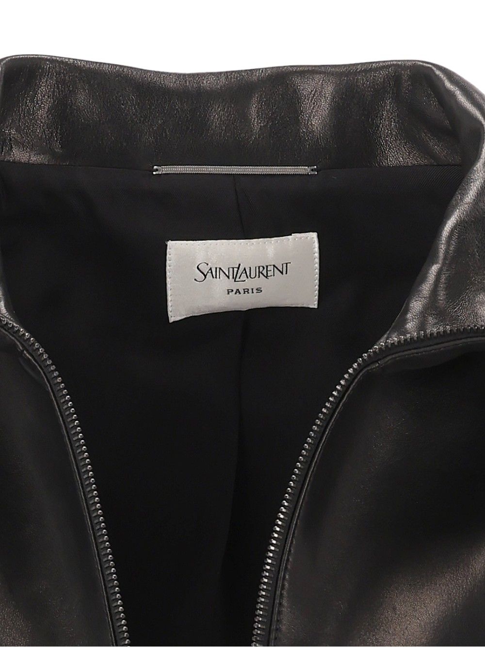 Saint Laurent Cassandre Lambskin Jacket Giacche - Nero | dc2939048ae88f04846263e9c628847ced341105