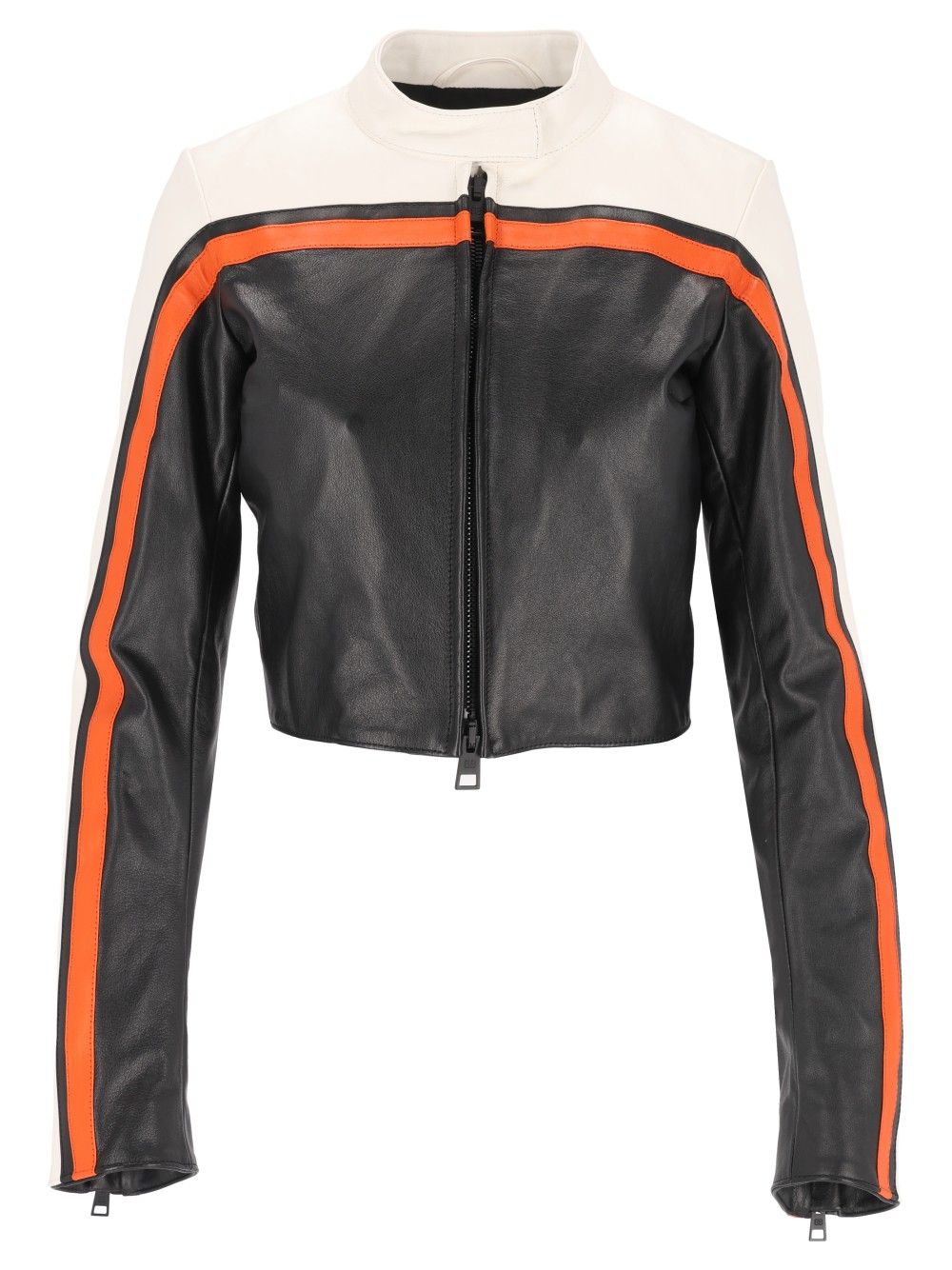 Balenciaga Fitted Leather Biker Jacket Giacche - Nero | 221701157848ee65b9b51003311f6266af7bf752