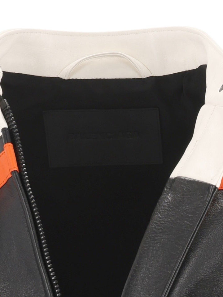 Balenciaga Fitted Leather Biker Jacket Giacche - Nero | 685f1e9cdaabf2e2f9fb451d6c3eff20f56d476a