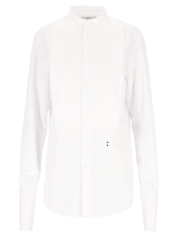 Cotton Poplin Shirt Shirts Bianco