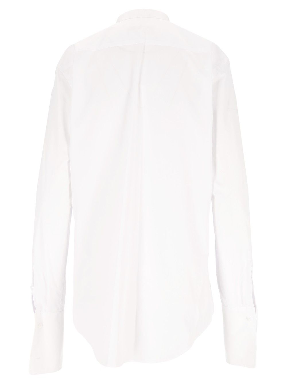 Fendi Cotton Poplin Shirt Shirts - Bianco | 236f6c8b7585bdb56590f178ca5c2ee30aa87cd7