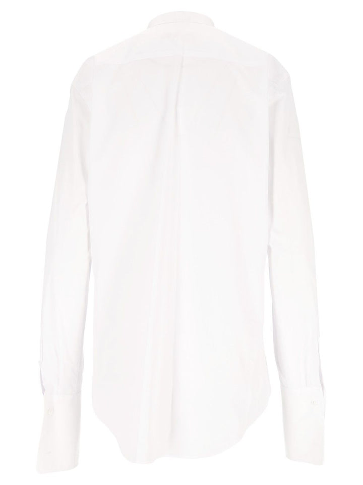 Fendi Cotton Poplin Shirt Shirts - Bianco | 236f6c8b7585bdb56590f178ca5c2ee30aa87cd7