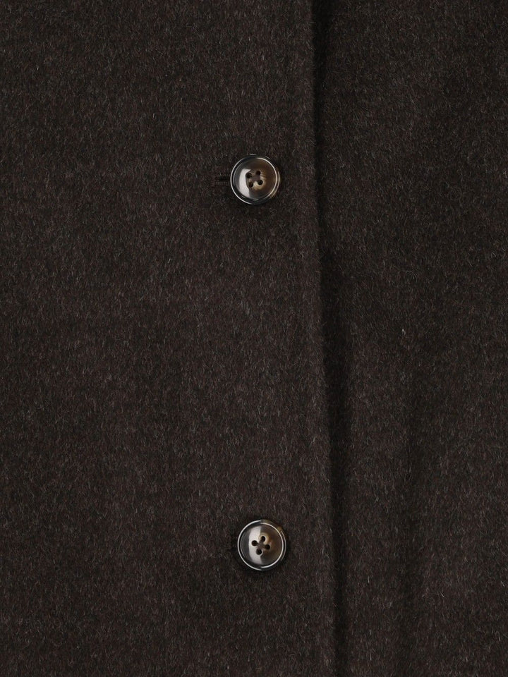 Loulou De Saison Dunne Oval Short Coat Coats - Marrone | 1eab7622b74906111620b4b3552a0e1dc8469ea1