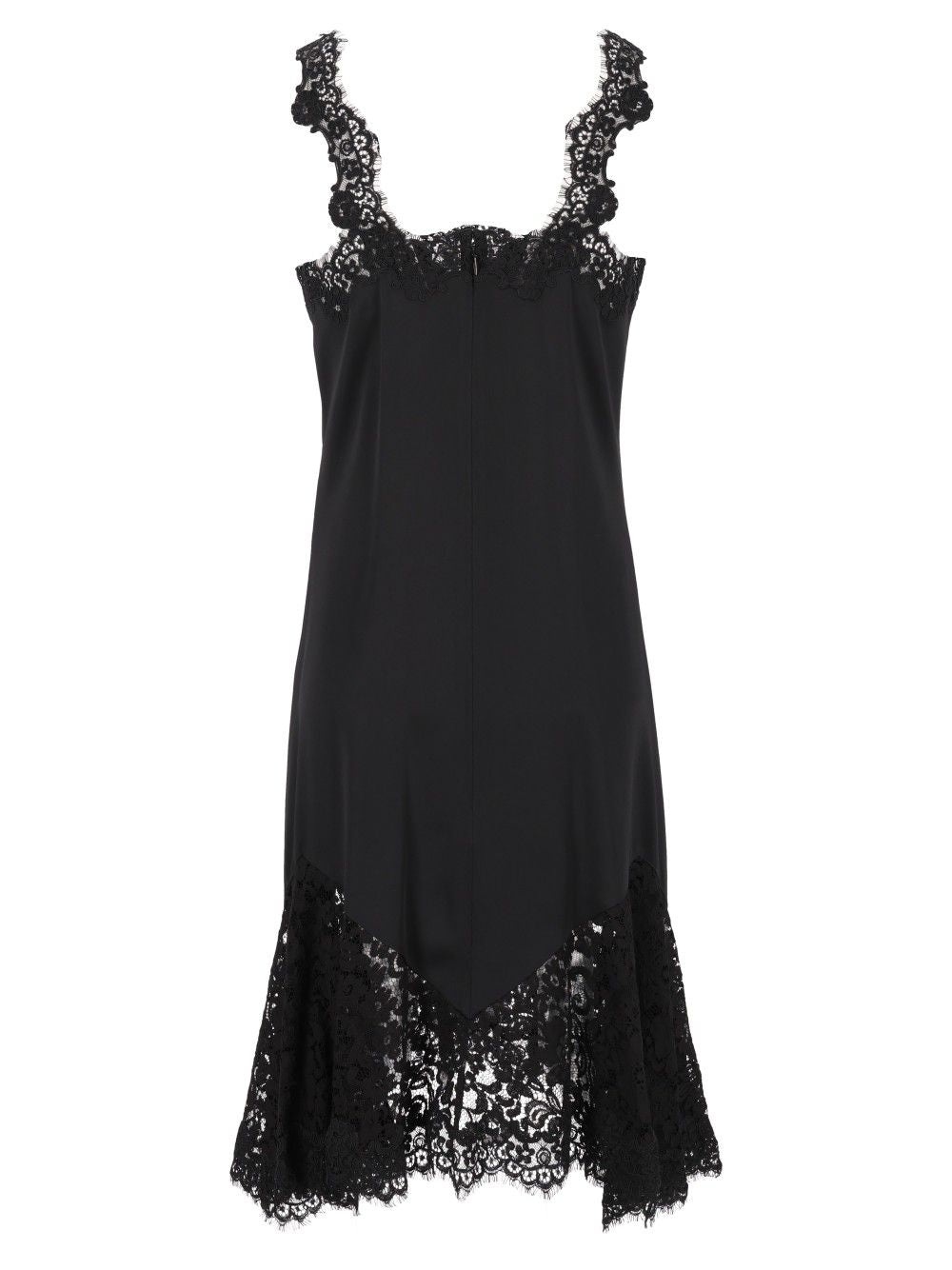 Stella Mccartney Dress With Lace Details Abiti - Nero | b48f20ce239a2ab1eb5eb5eecde22c9af59edf72