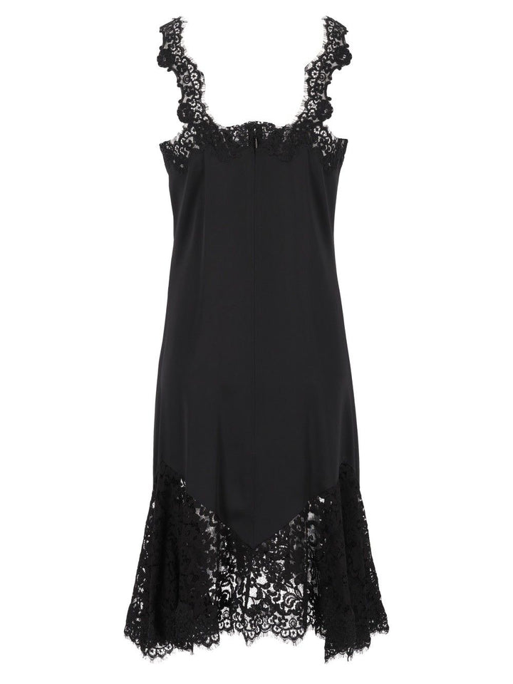 Stella Mccartney Dress With Lace Details Abiti - Nero | b48f20ce239a2ab1eb5eb5eecde22c9af59edf72